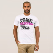 industrieel ontwerper t-shirt (Voorkant volledig)