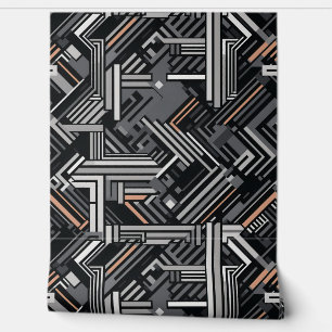 Industrieel patroon behang