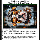 Industrieel Retro Steampunk Bulldog EF2R Decoupage Tissuepapier