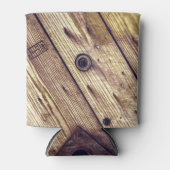 Industrieel Rustisch hout Blikjeskoeler (Voorkant)