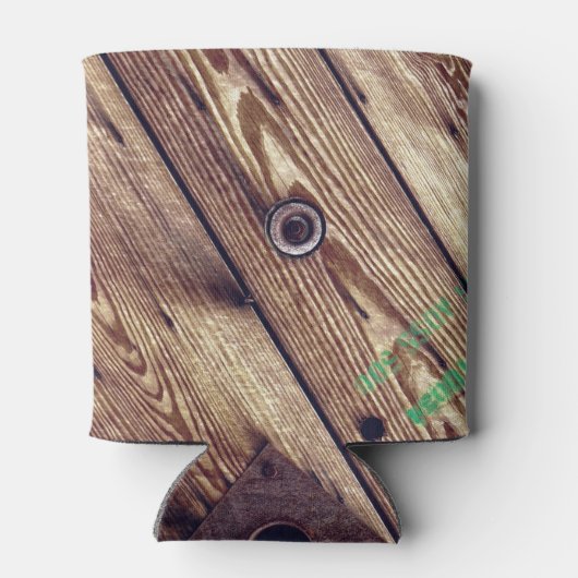 Industrieel Rustisch hout Blikjeskoeler (Achterkant)