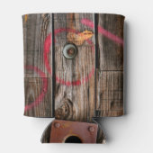 Industrieel Rustisch hout Blikjeskoeler (Achterkant)