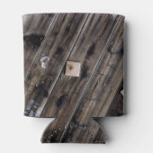 Industrieel Rustisch hout Blikjeskoeler (Achterkant)