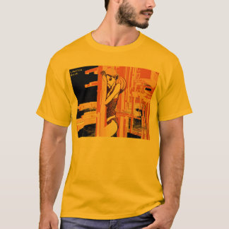 industrieel sinaasappel t-shirt