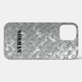 Industrieel staal bord, op maat Case-Mate iPhone case (Achterkant (horizontaal))