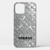 Industrieel staal bord, op maat Case-Mate iPhone case (Achterkant)