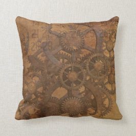 Industrieel thema steampunk kussen