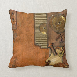 Industrieel thema steampunk kussen