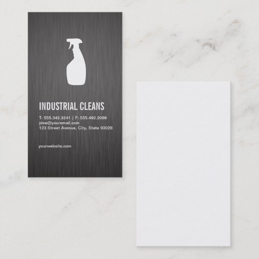 Industrieel Visitekaartje (Voorkant / Achterkant)