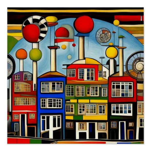 Industriegebouwen Perfect Poster (Voorkant)