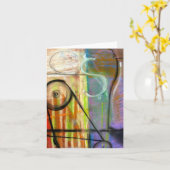 Industriële Alchemie Machine briefkaart door Brad  (Gele Bloem)