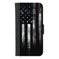  industriële Amerikaanse Flag Wallet Phone Case