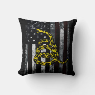 Industriële Amerikaanse Vlag en Slang Klok Kussen