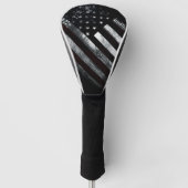  industriële Amerikaanse vlag Golfheadcover (Voorkant)
