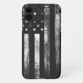 industriële Amerikaanse vlag iPhone Hoesje (Achterkant)