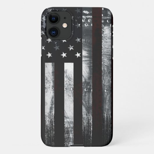  industriële Amerikaanse vlag iPhone Hoesje (Achterkant)