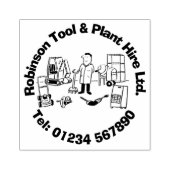 Industriële apparatuur, gereedschappen en Plant Hi Rubberstempel (Afrduk)