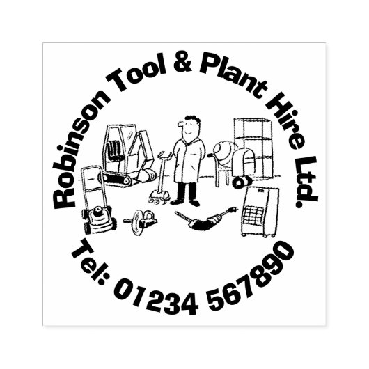 Industriële apparatuur, gereedschappen en Plant Hi Rubberstempel