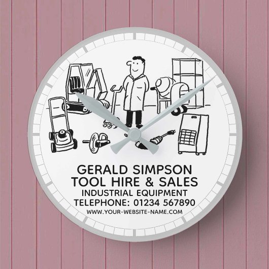 Industriële apparatuur voor het huren en verkopen ronde klok