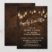 Industriële Baksteen Edison Lichten Voor Altijd Ge Kaart (Voorkant / Achterkant)