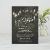 Industriële Baksteen & Edison Verlichting Laten we Kaart (Staand voorkant)