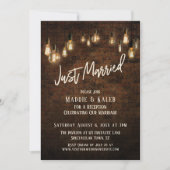 Industriële baksteen met edisonverlichting, Net ge Kaart (Voorkant)