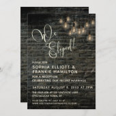 Industriële baksteen ronde Edison verlichting, we Kaart (Voorkant / Achterkant)