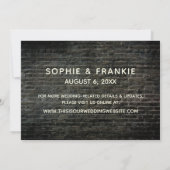 Industriële Bakstenen, Vintage Lichten, Accommodat Save The Date (Achterkant)