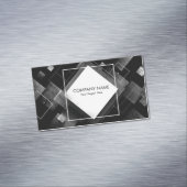 Industriële betonnen textuur diamant magnetisch visitekaartje (Voorbeeld)