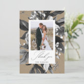 Industriële bijtende afbeelding Foto bedankt (Staand voorkant)