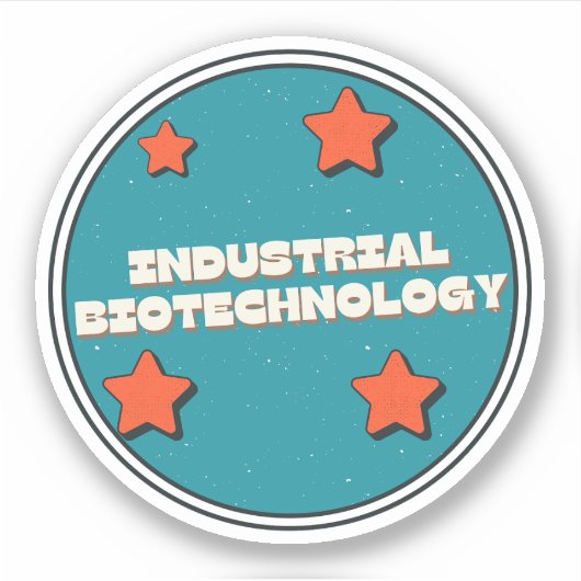 industriële biotechnologie sticker (Voorkant)