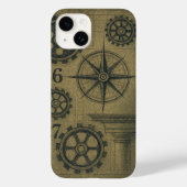  Industriële Blauwdruk iPhone Case (Achterkant)