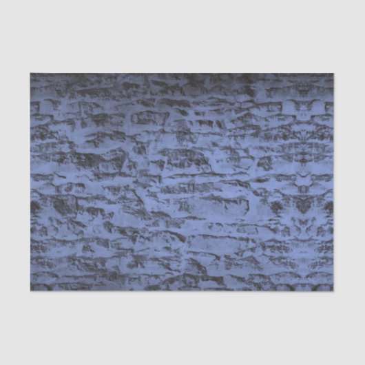 Industriële Blauwe Rockwall Tissuepapier (Voorkant)