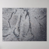 Industriële botanische zilveren foliedruk folie afdrukken (Voorkant)