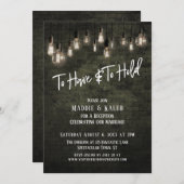 Industriële brick Edison lichten te hebben en te h Kaart (Voorkant / Achterkant)