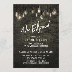 Industriële brick met Edison-lampjes die we hebben Kaart