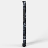 Industriële Carbon Fiber Weave Textured 3D Patroon Samsung Galaxy Hoesje (Rechterkant)