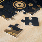 Industriële chique puzzel legpuzzel (Zijkant)