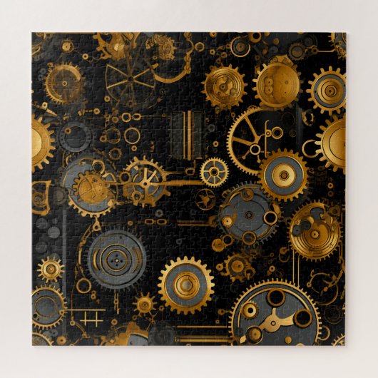 Industriële chique puzzel legpuzzel (Horizontaal)