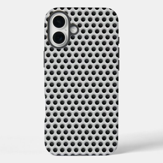 Industriële Composiet Moderne Polka Dots Case-Mate iPhone Case (Achterkant)