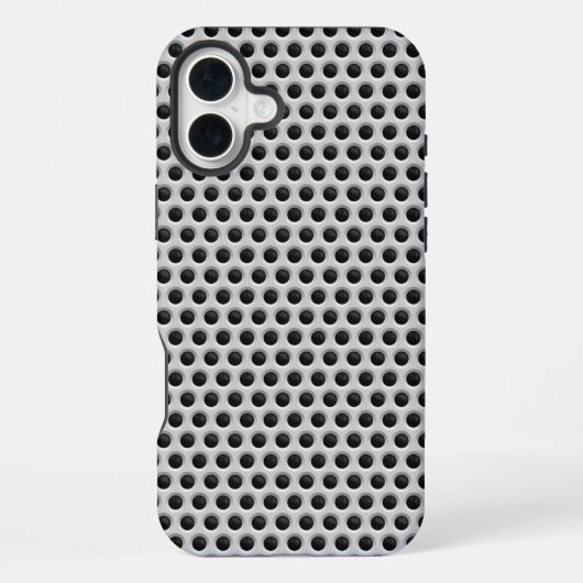 Industriële Composiet Moderne Polka Dots iPhone Hoesje (Achterkant)