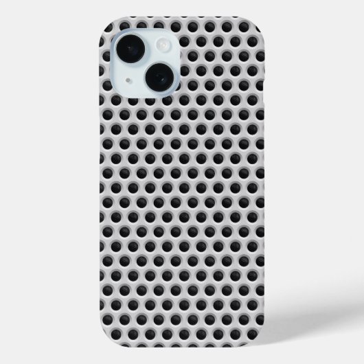 Industriële composiet moderne pooldots afdrukken Case-Mate iPhone case (Achterkant)