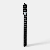 Industriële Composiet Zwart Divets Print iPhone 15 Case (Linkerkant)