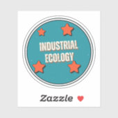 Industriële Ecologie Sticker (Vel)