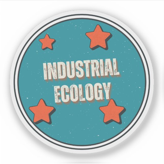 Industriële Ecologie Sticker (Voorkant)