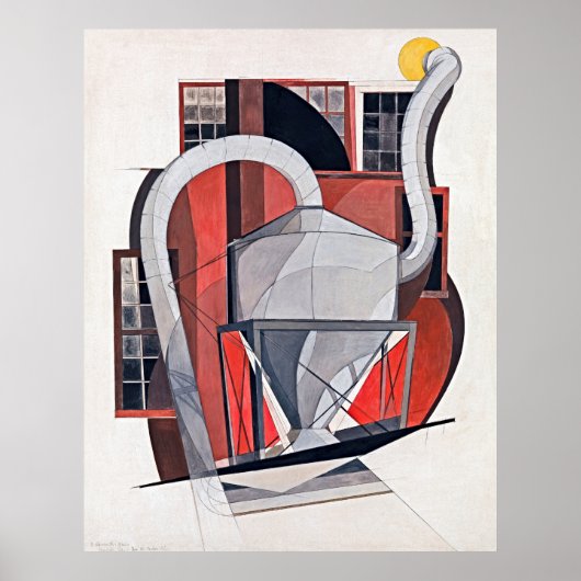 Industriële elegantie: High-res Charles Demuth Poster (Voorkant)