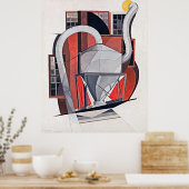 Industriële elegantie: High-res Charles Demuth Poster (Keuken)