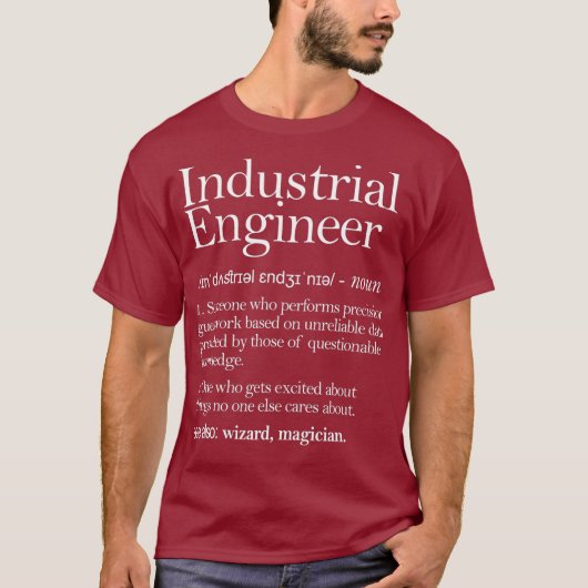 Industriële engineering Definitie Apparel-industri T-shirt (Voorkant)