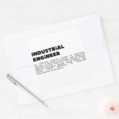 Industriële engineering: systeemoptimalisatie en E Vierkante Sticker (Envelop)