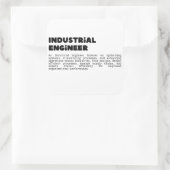 Industriële engineering: systeemoptimalisatie en E Vierkante Sticker (Tas)